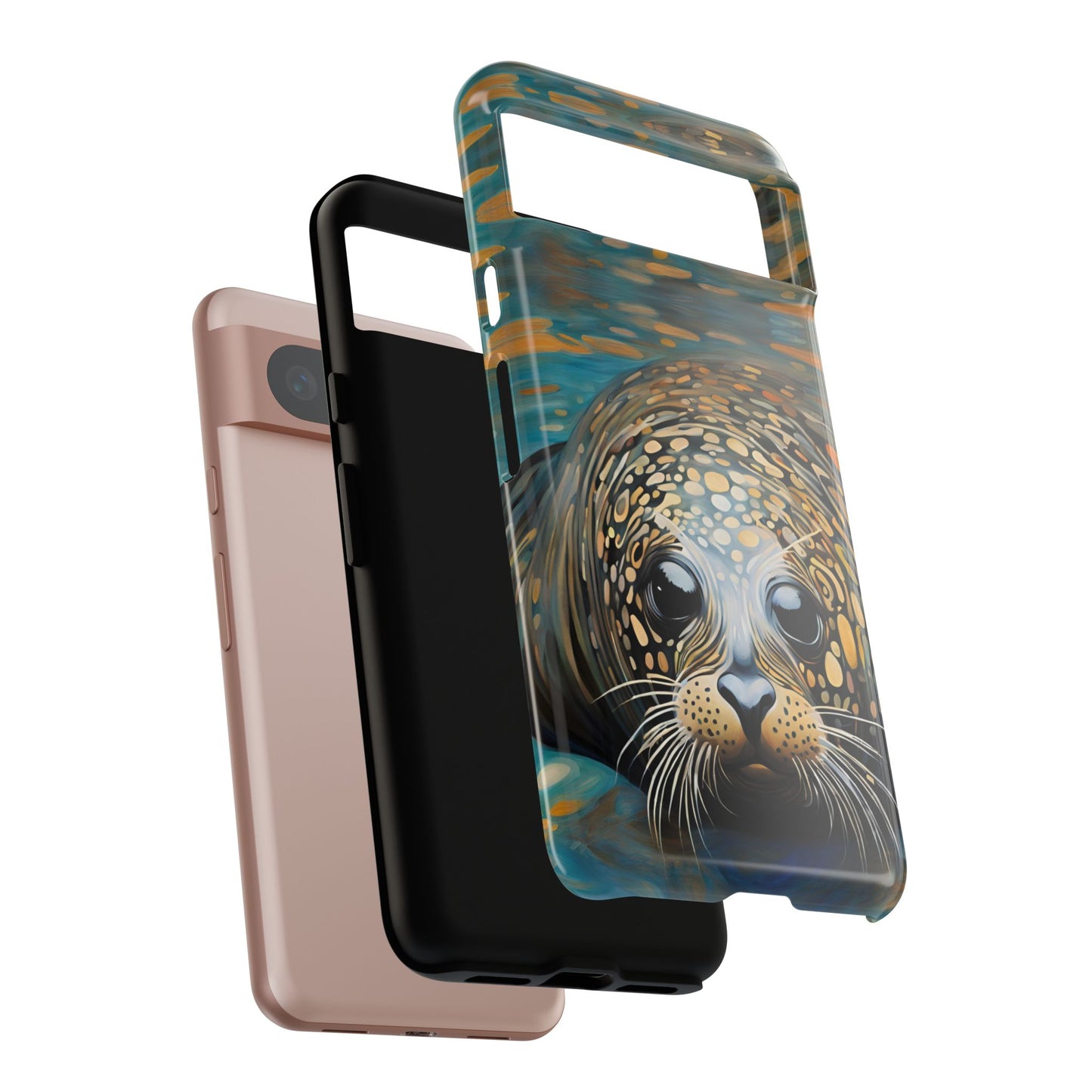 Harbor Seal Wildlife iPhone Samsung Galaxy Google Pixel Tough Cases