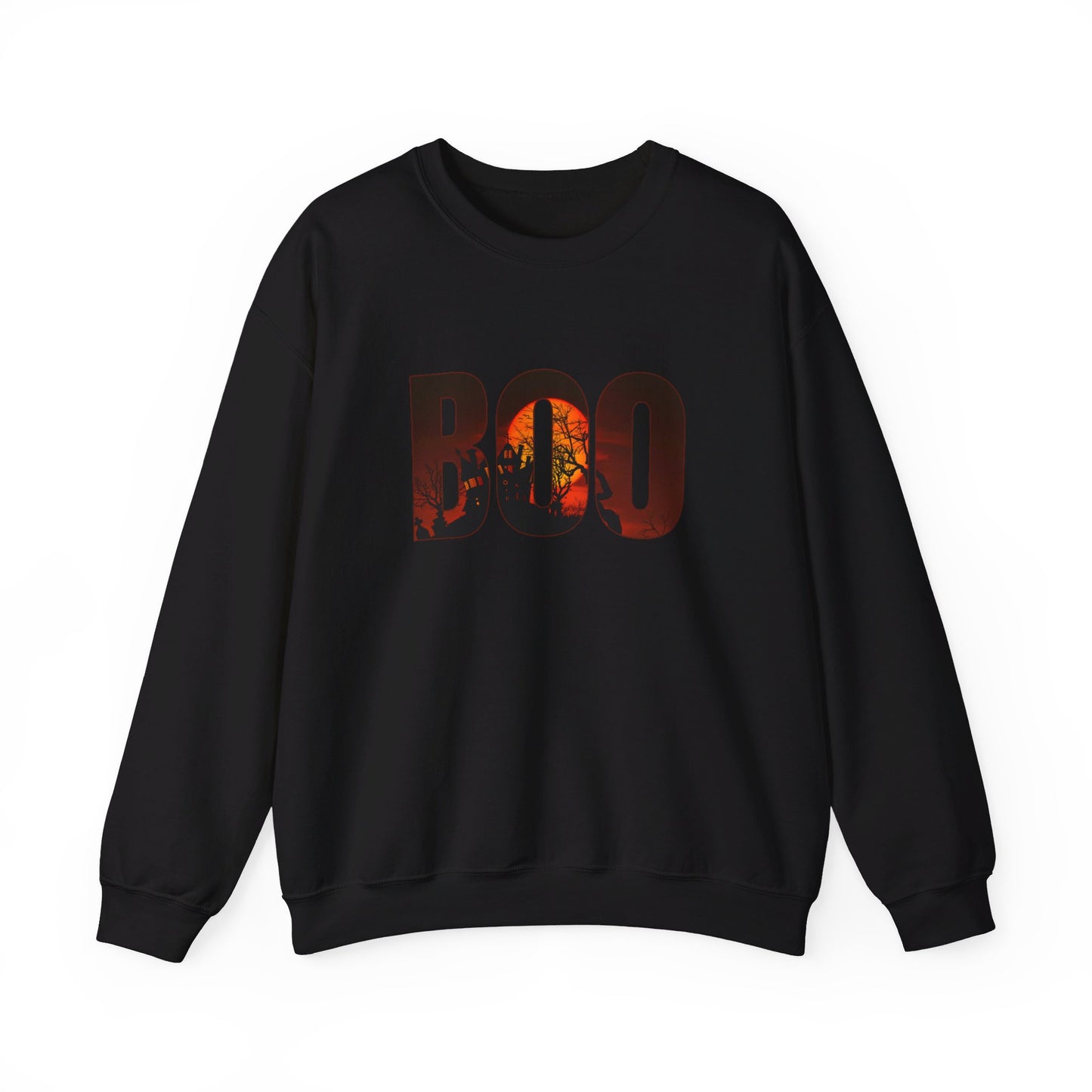 Full Moon BOO Unisex Heavy Blend™ Crewneck Sweatshirt