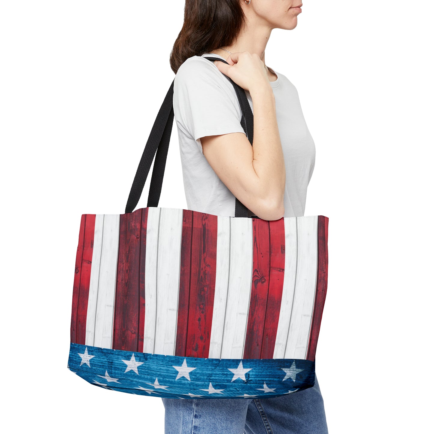 American Wood Weekender Tote Bag