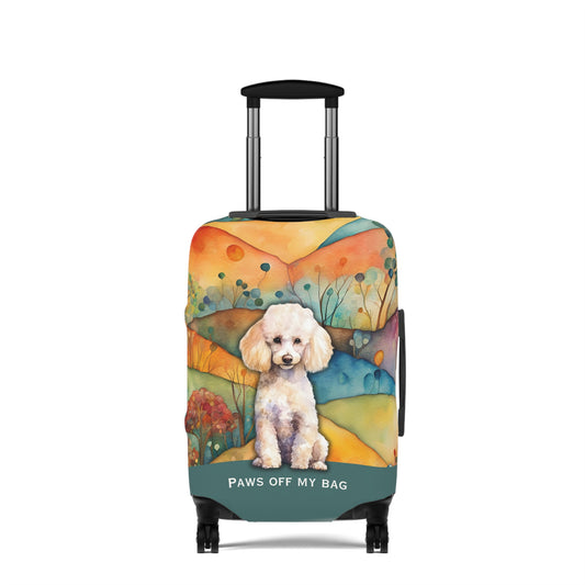 Poodle Paws Off My Bag Luggage Cover