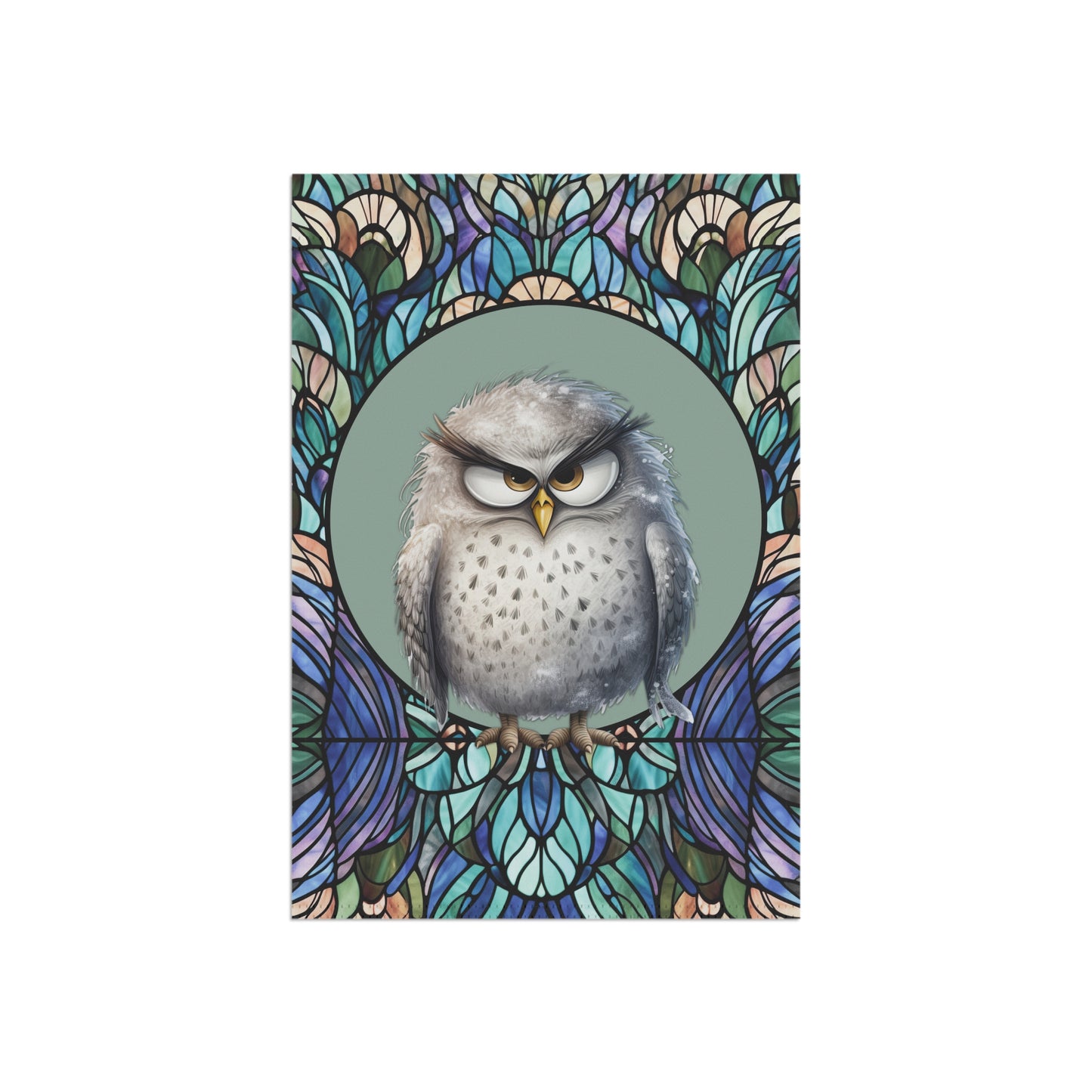 Mister Owl 2-Sided Decorative Garden & House Flag/Banner