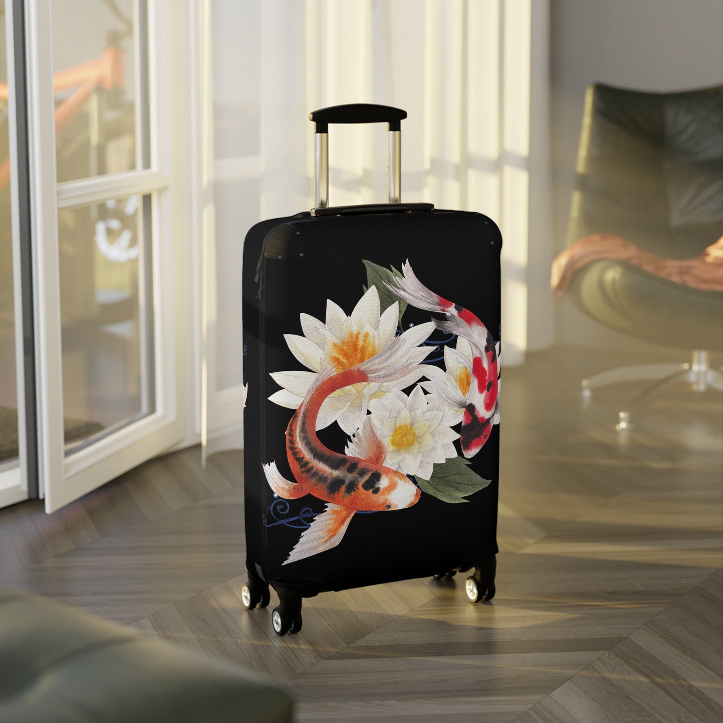 Koi Fish Duo Luggage Cover