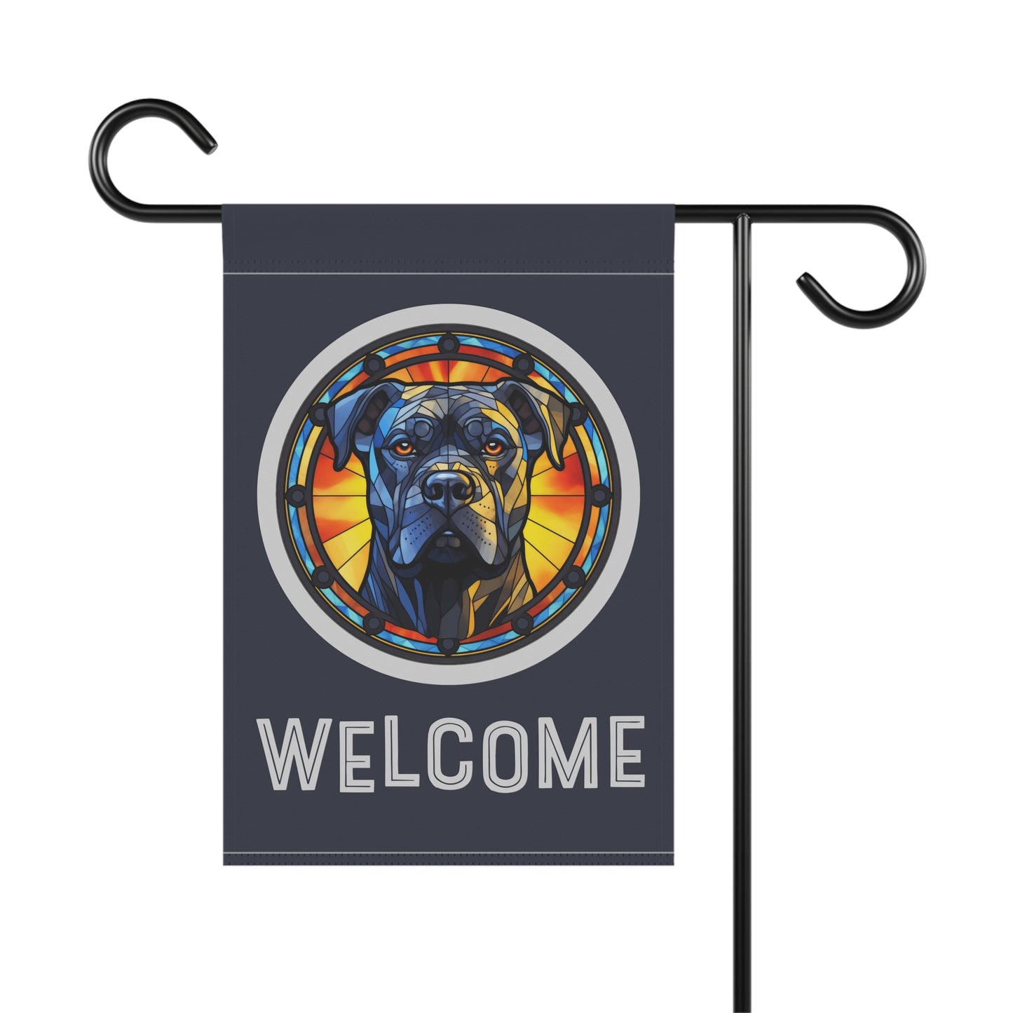 Cane Corso Welcome 2-Sided Garden & House Flag/Banner