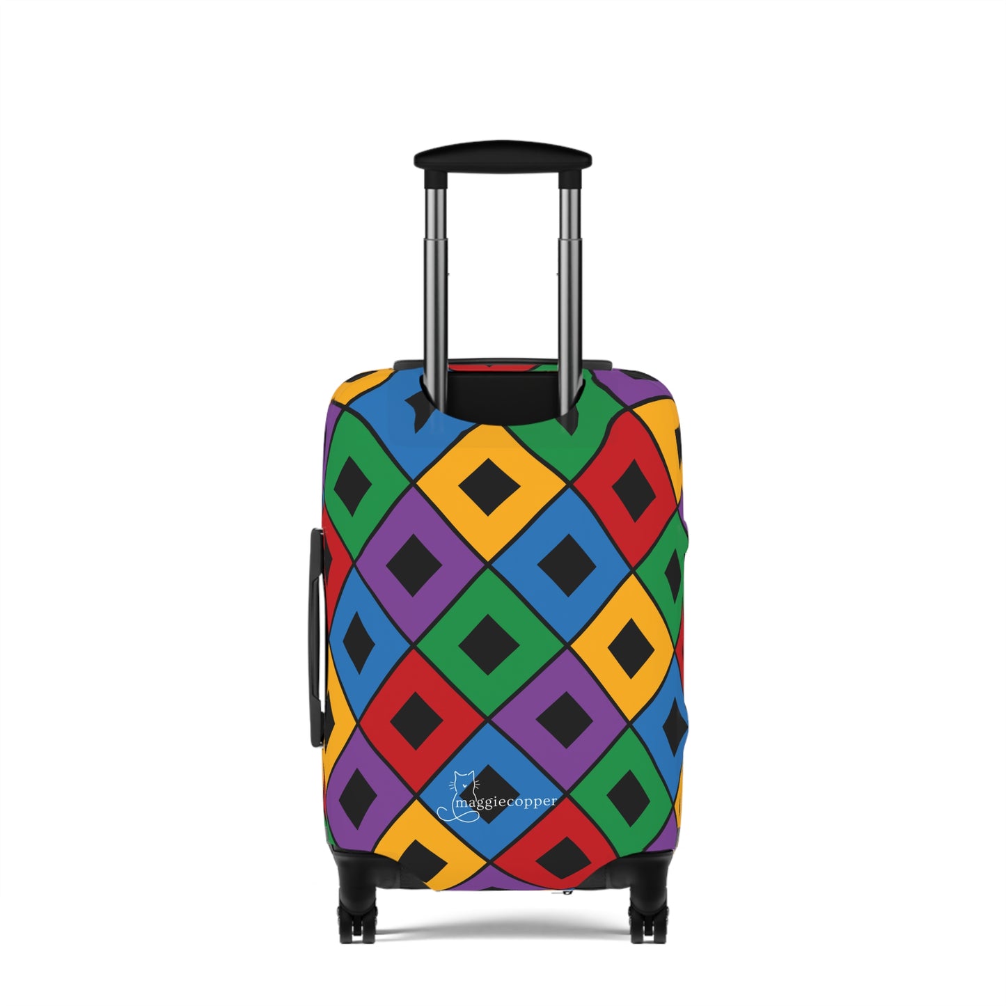 Connor Bright Squares Luggage Cover