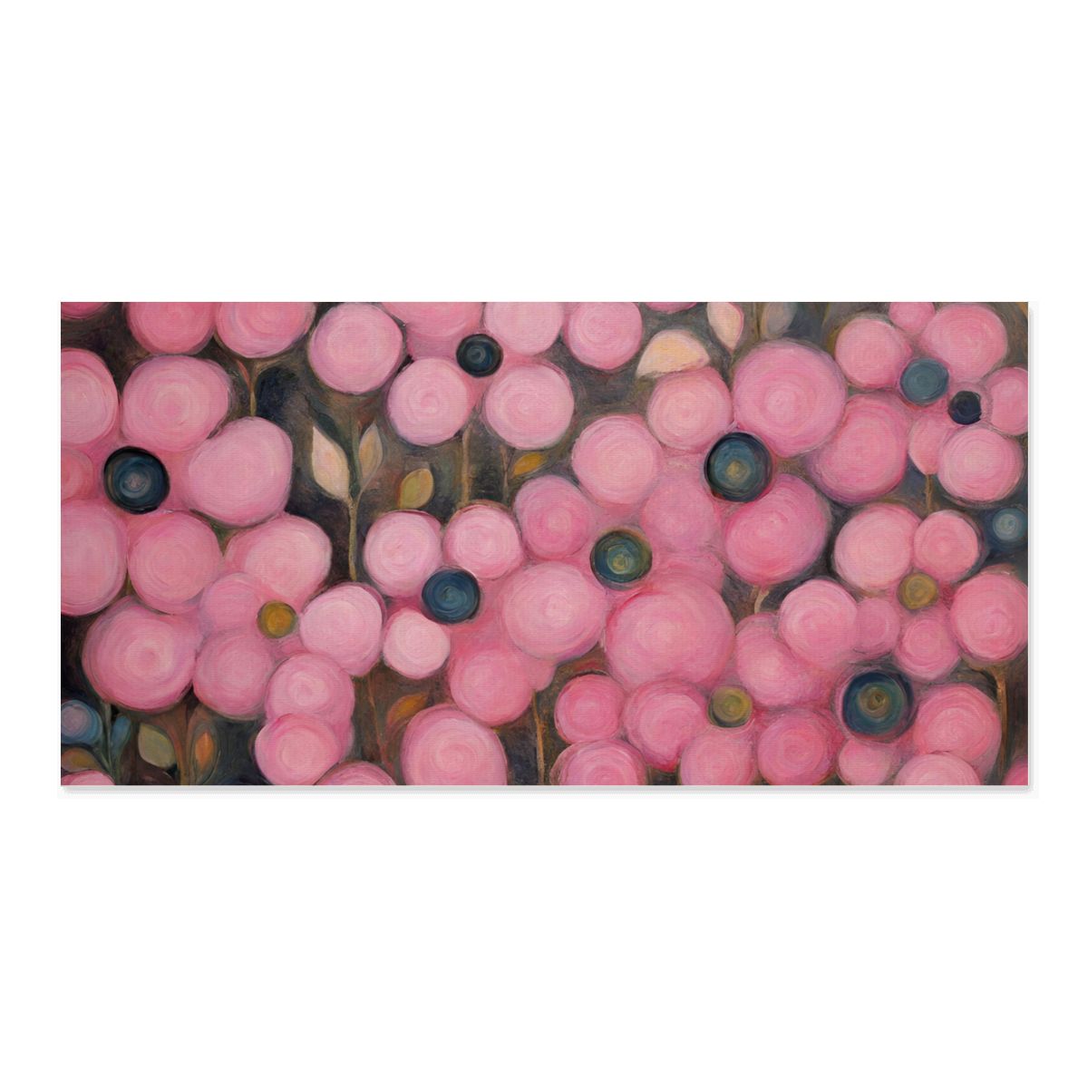 60" x 30" Printed Canvas Fabric Wall Art - No Frame (Made in USA)