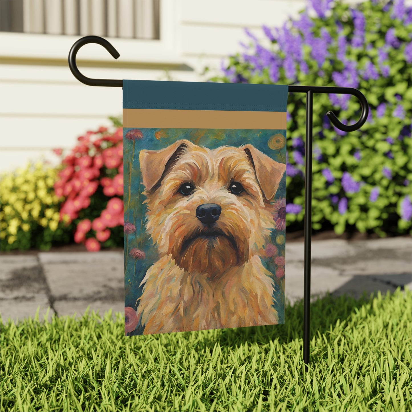 Norfolk Terrier 2-Sided Garden & House Flag/Banner