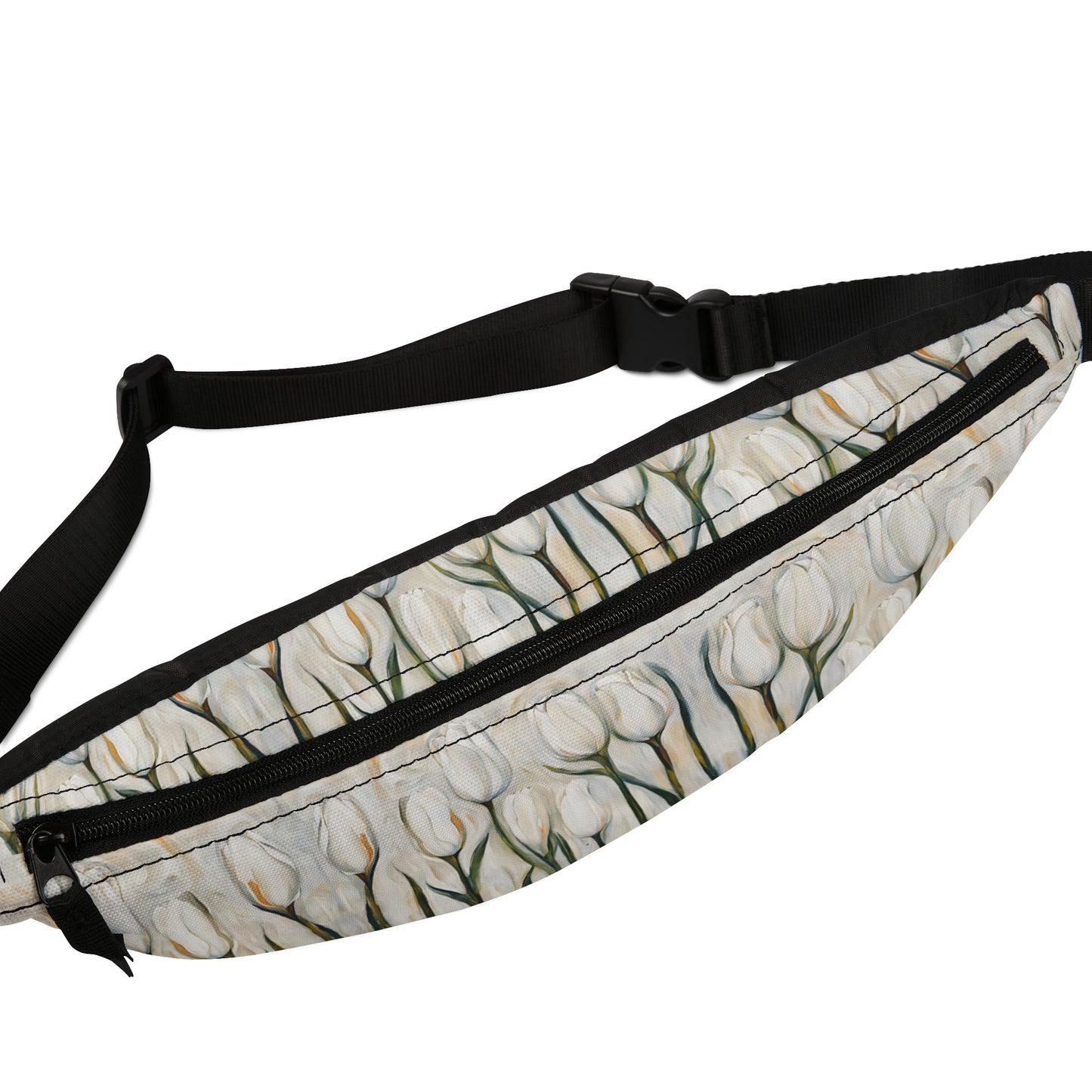 White Tulips Fanny Pack