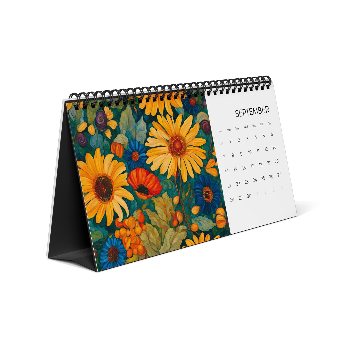 A Year of Flowers 2025 Desktop Calendar