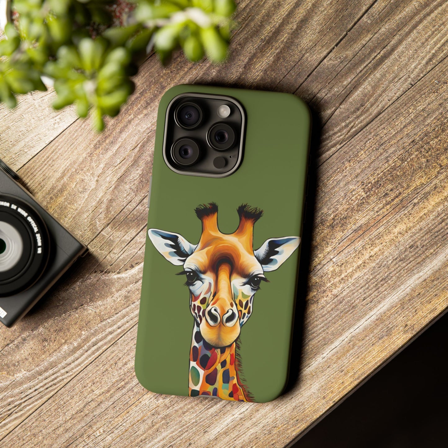 Giraffe Wildlife iPhone Samsung Galaxy Google Pixel Tough Cases