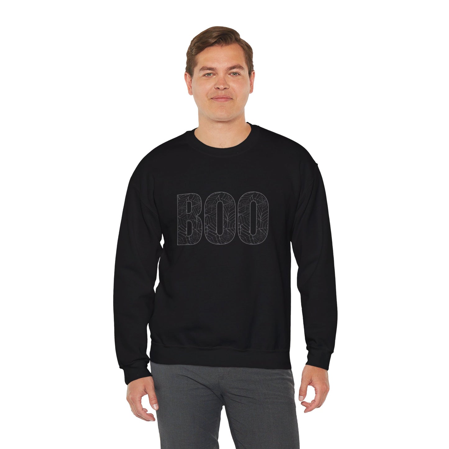 Spider Web BOO Unisex Heavy Blend™ Crewneck Sweatshirt