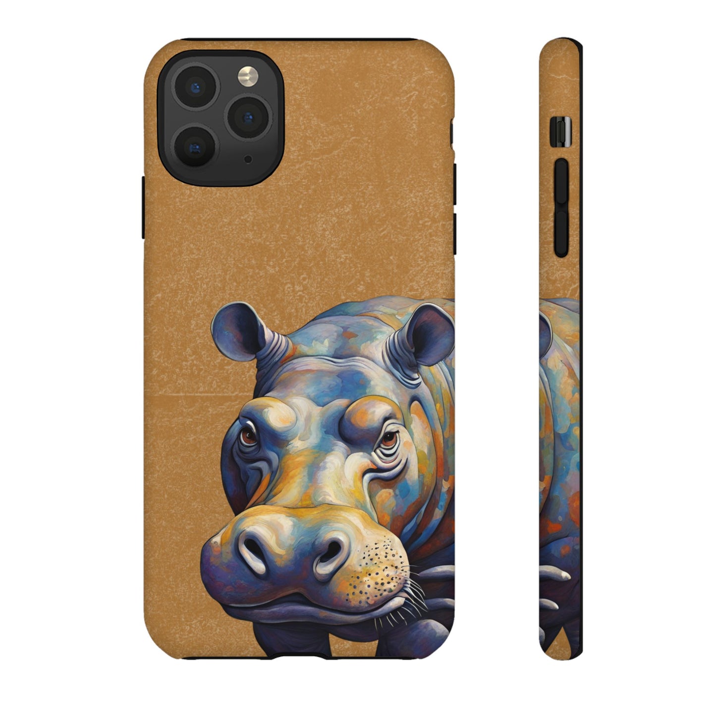 Hippo Wildlife iPhone Samsung Galaxy Google Pixel Tough Cases