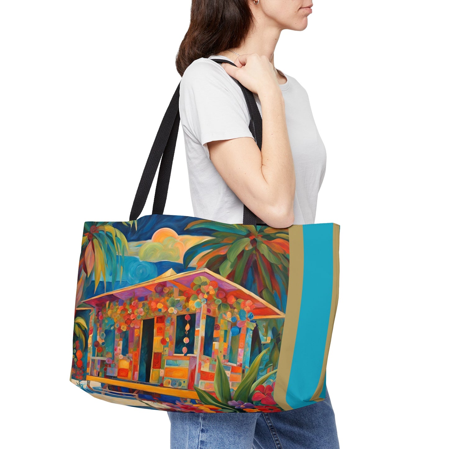 Tropical Hideout Weekender Tote Bag