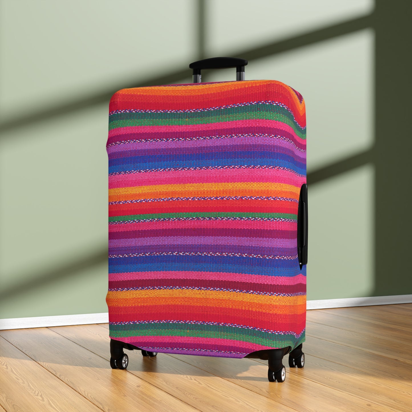 Vibrant Stripe Luggage Cover