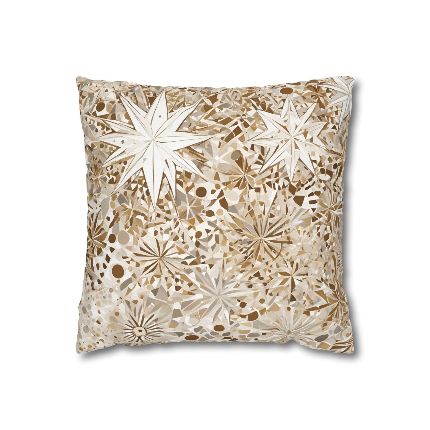 Fractured Stars Square Poly Canvas Pillowcase