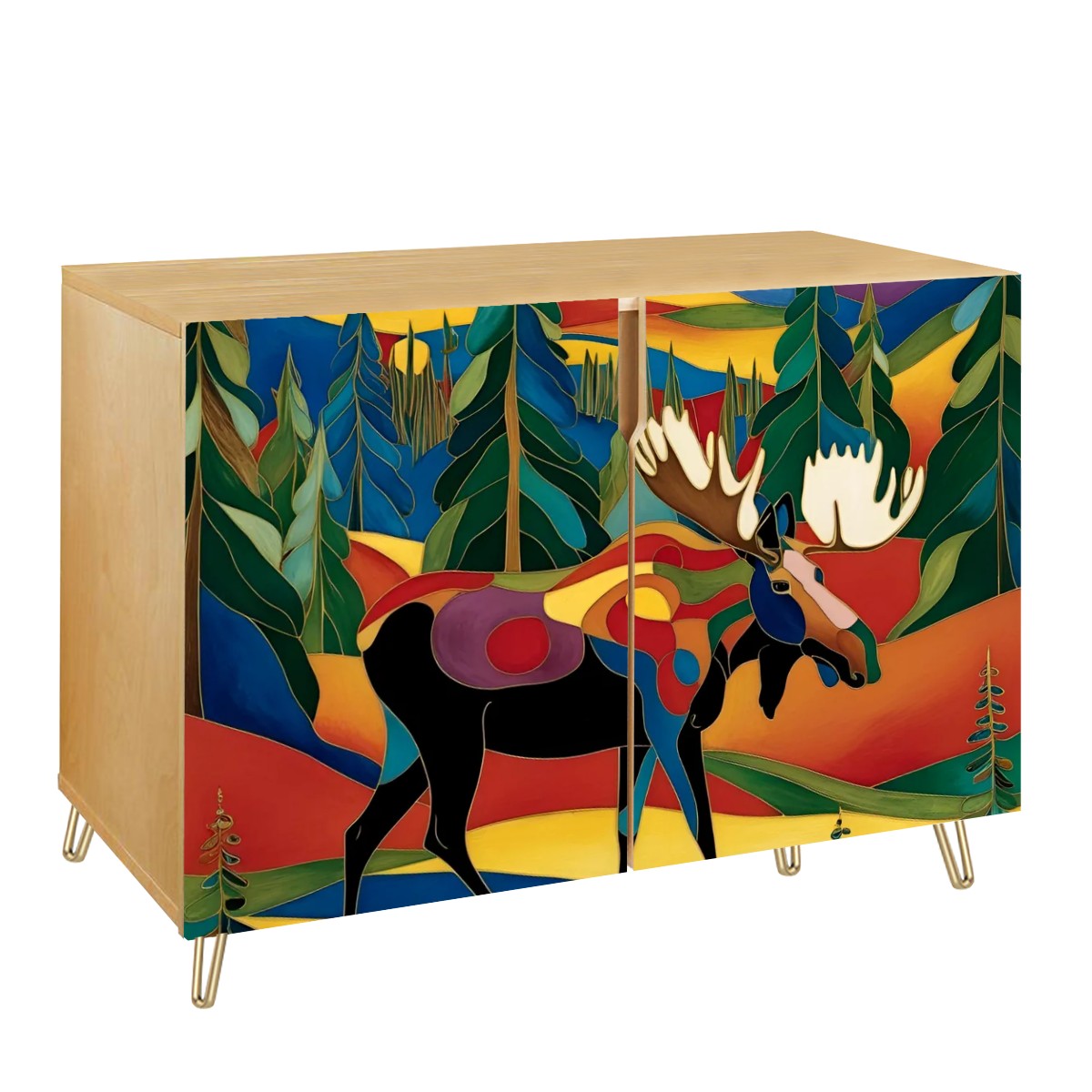 Wooden Storage Cabinet