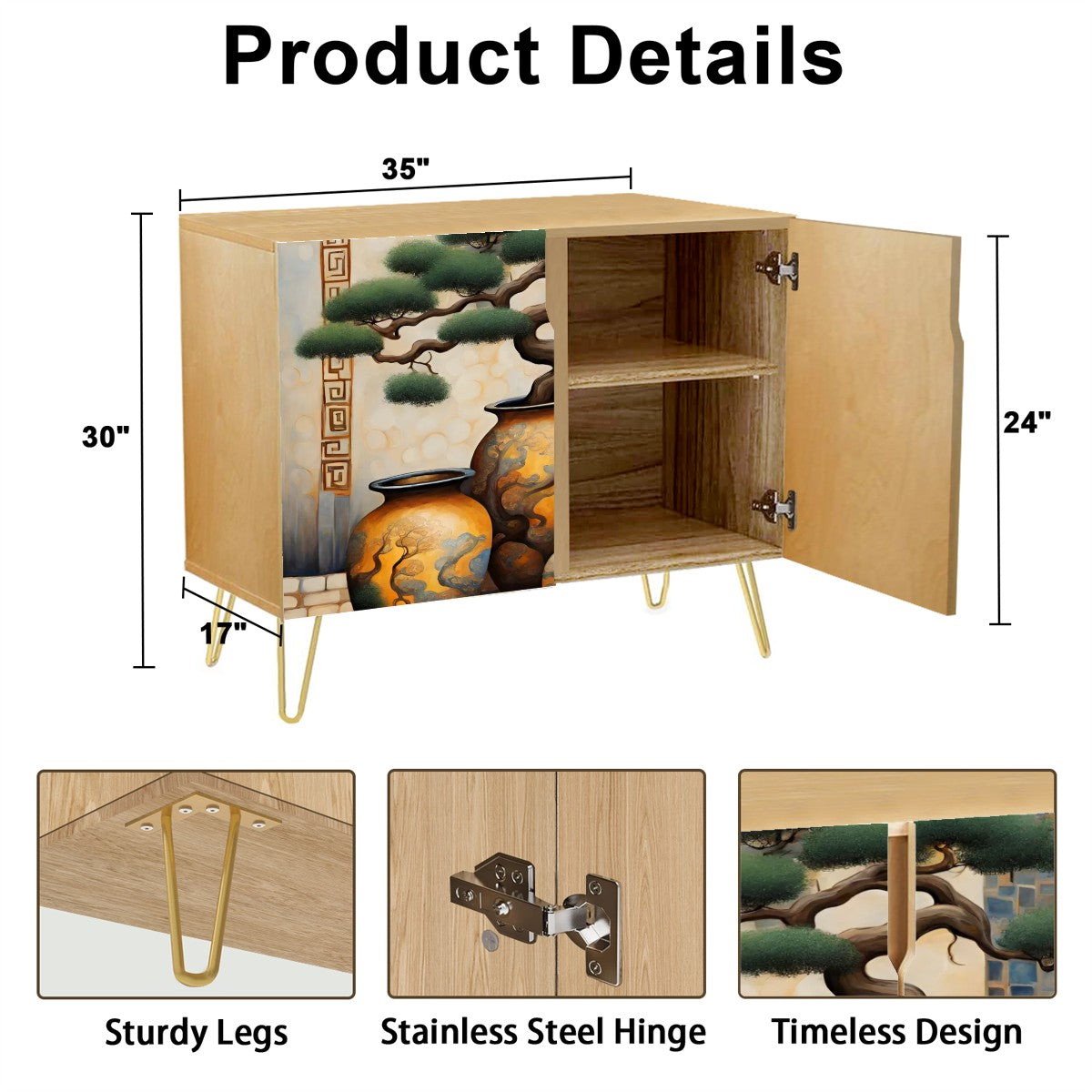 Wooden Storage Cabinet