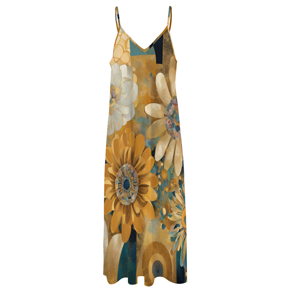 Turnkey Women's Summer Fashion Maxi Slip Dress