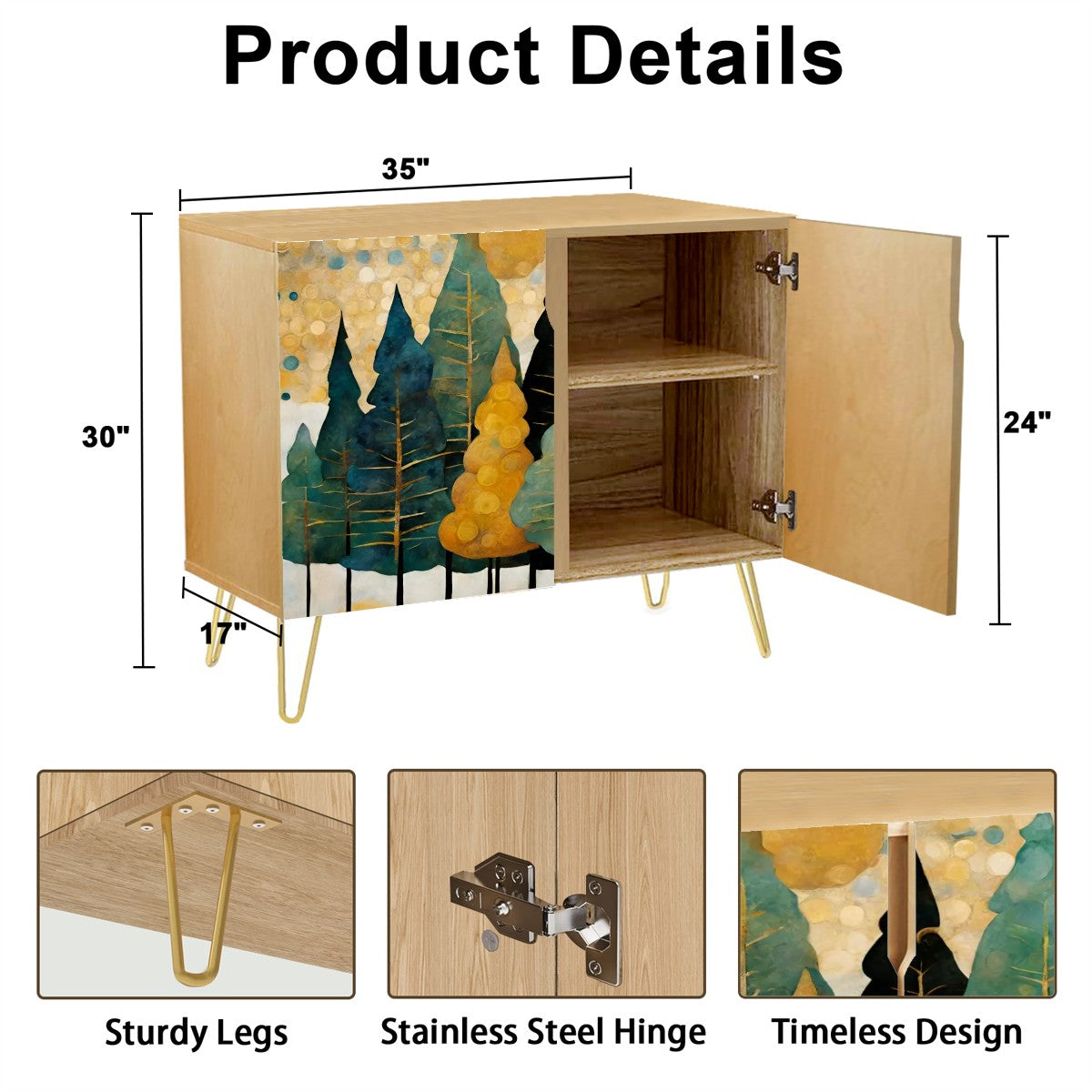 Wooden Storage Cabinet