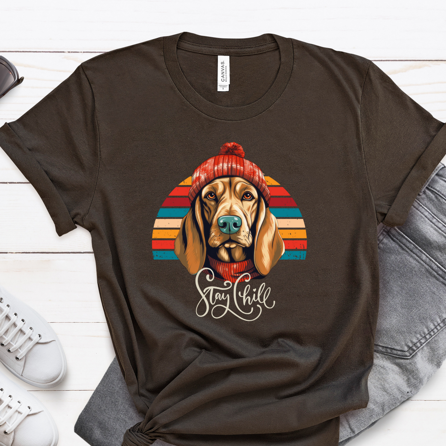 Stay Chill Bloodhound Unisex Jersey Short Sleeve Tee