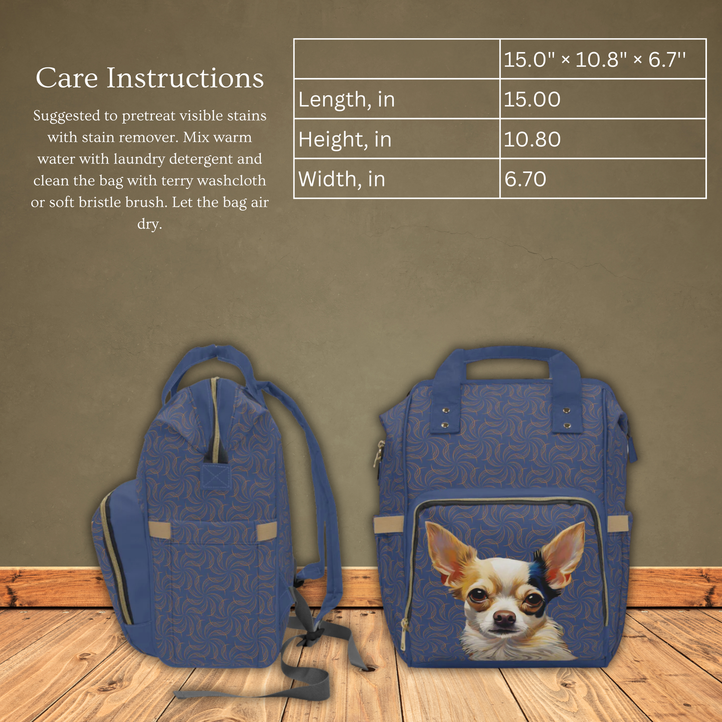 Chihuahua Multifunctional Backpack