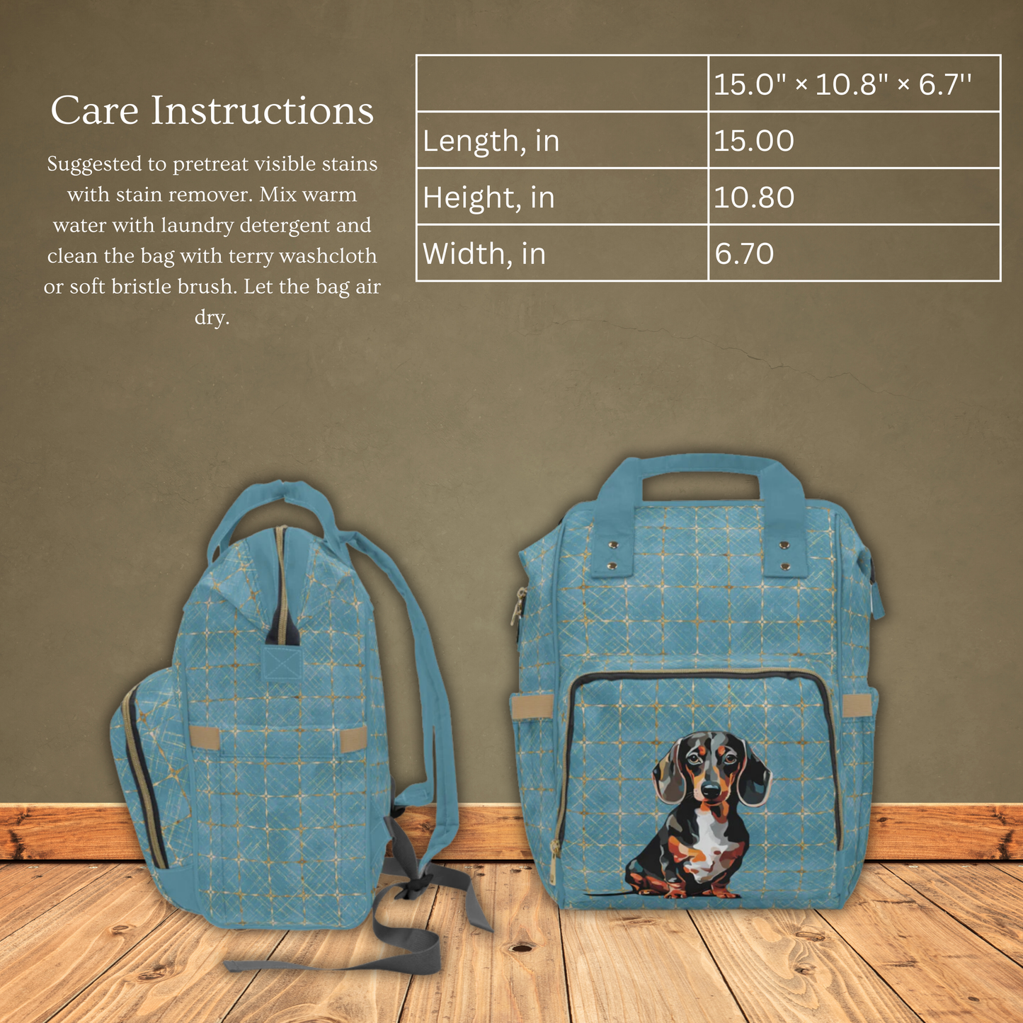 Dachshund Multifunctional Backpack