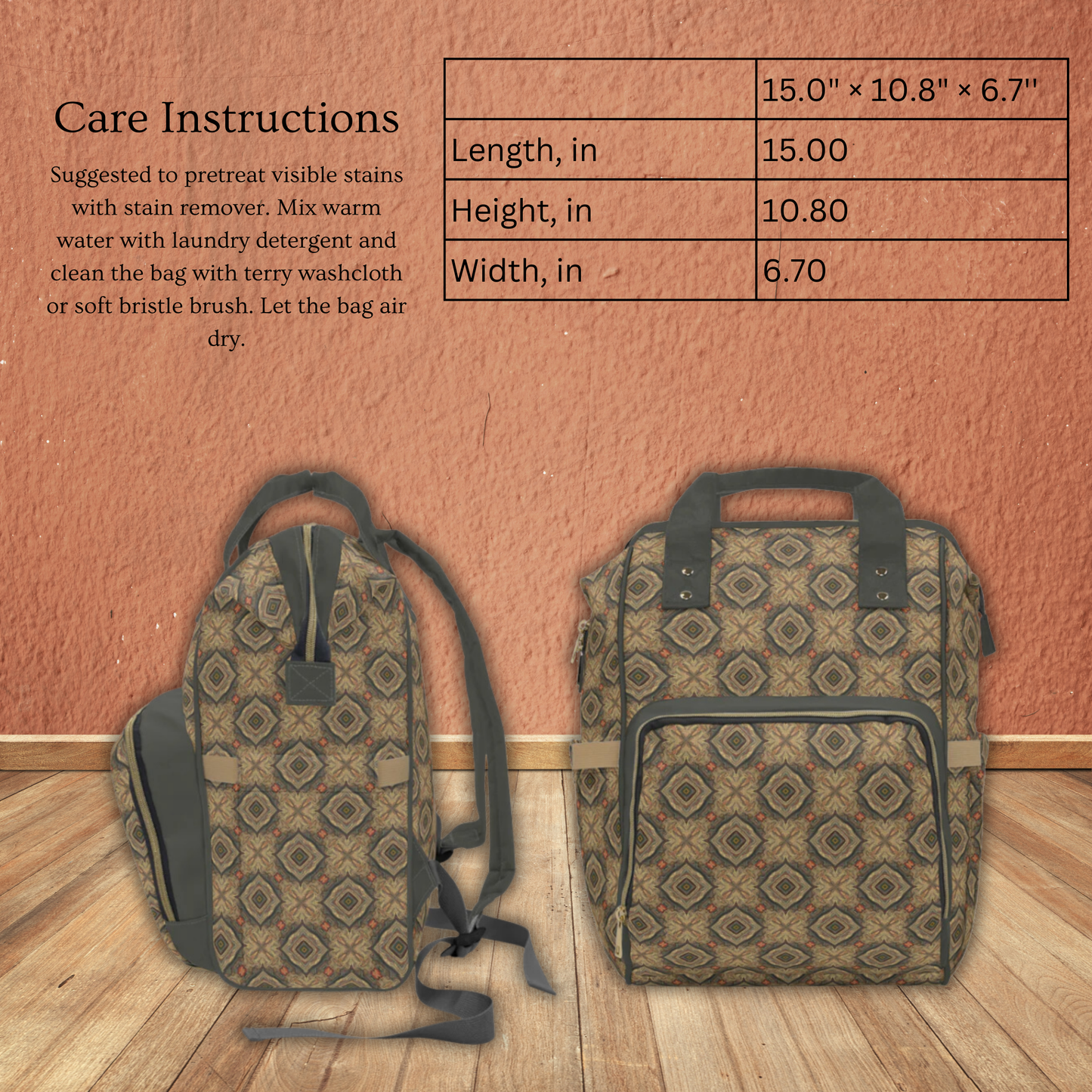 Rance Multifunctional Diaper Backpack