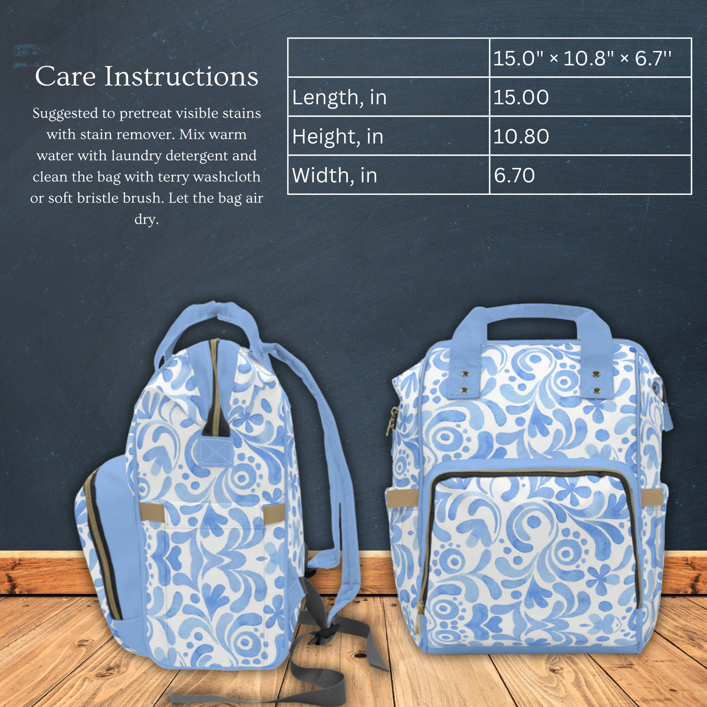 Eloise Multifunctional Diaper Backpack