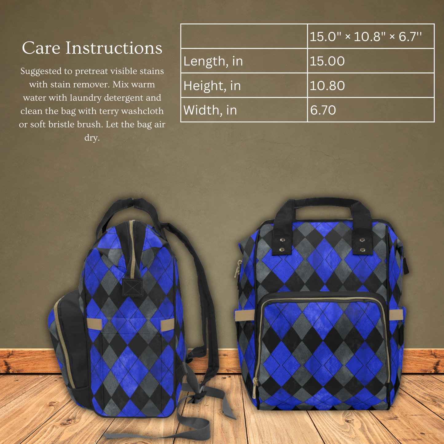 Frankie Multifunctional Diaper Backpack