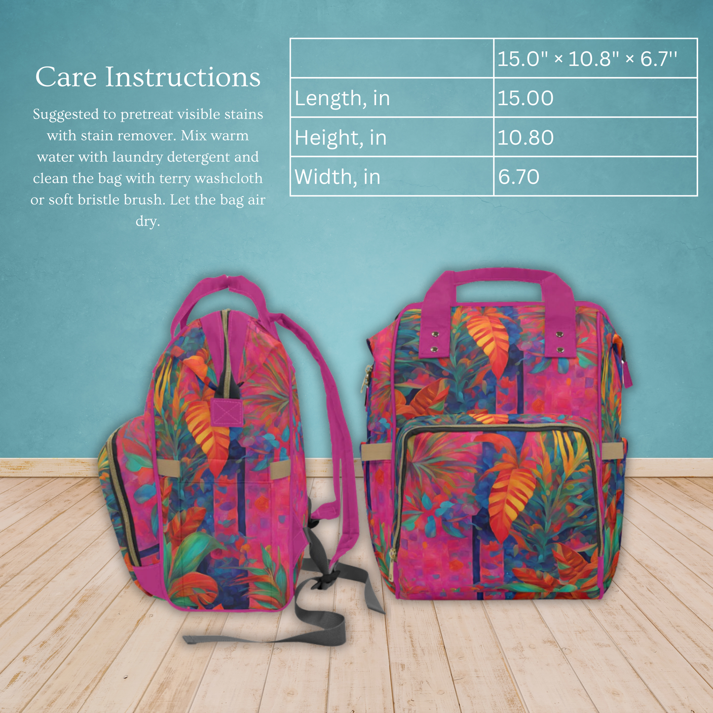 Mai Tai Ready Multifunctional Diaper Backpack