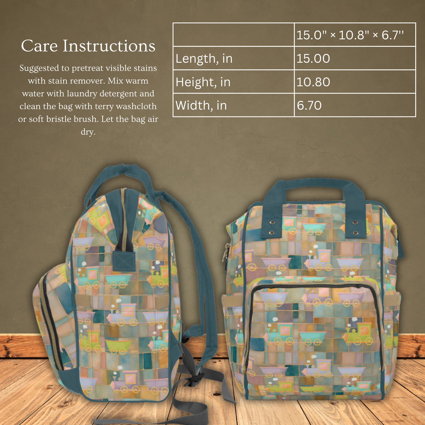 All Aboard Multifunctional Diaper Backpack
