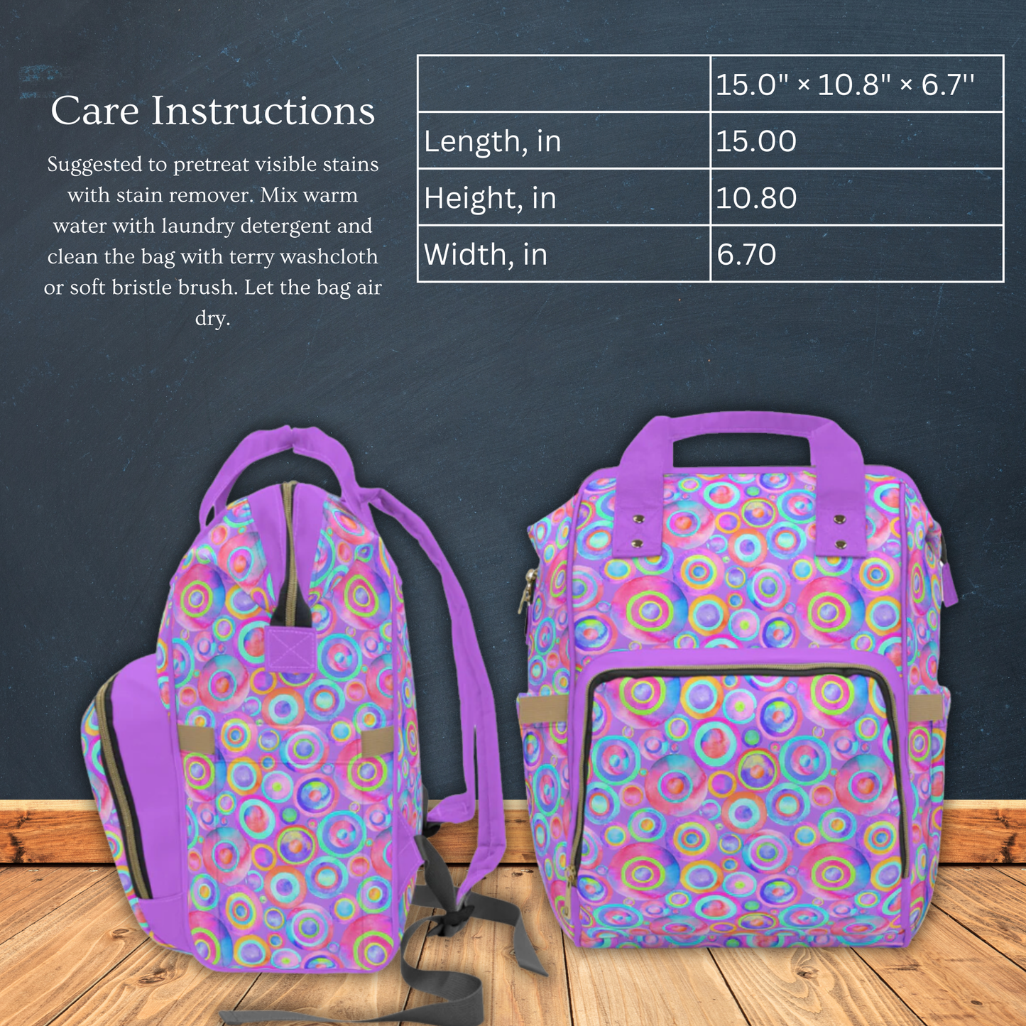 Jubilee Multifunctional Diaper Backpack