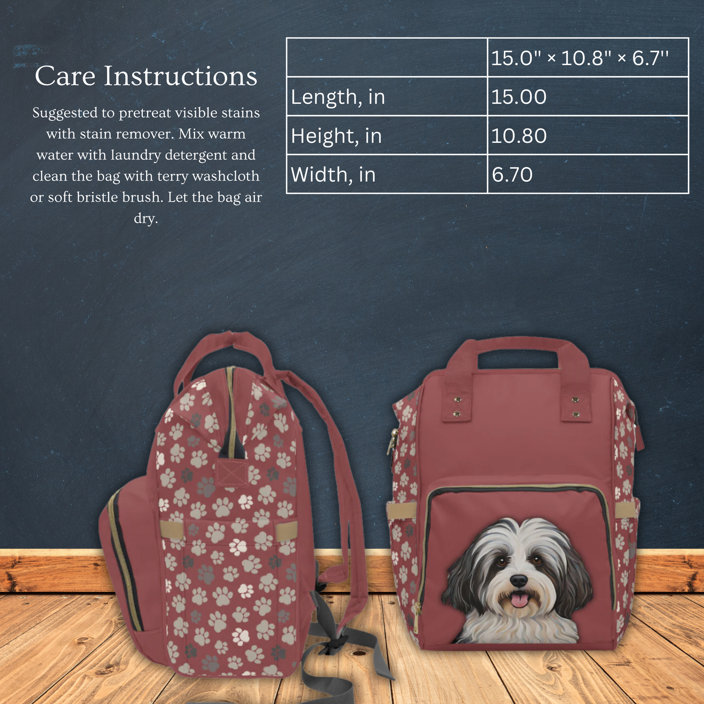 Havanese Multifunctional Backpack