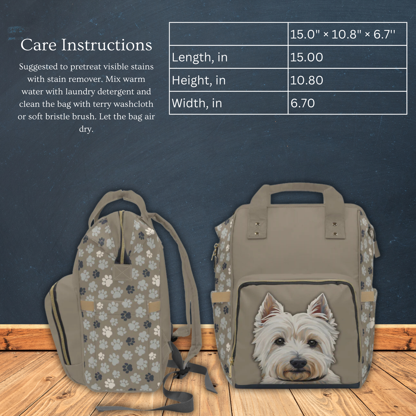 Westie Multifunctional Backpack