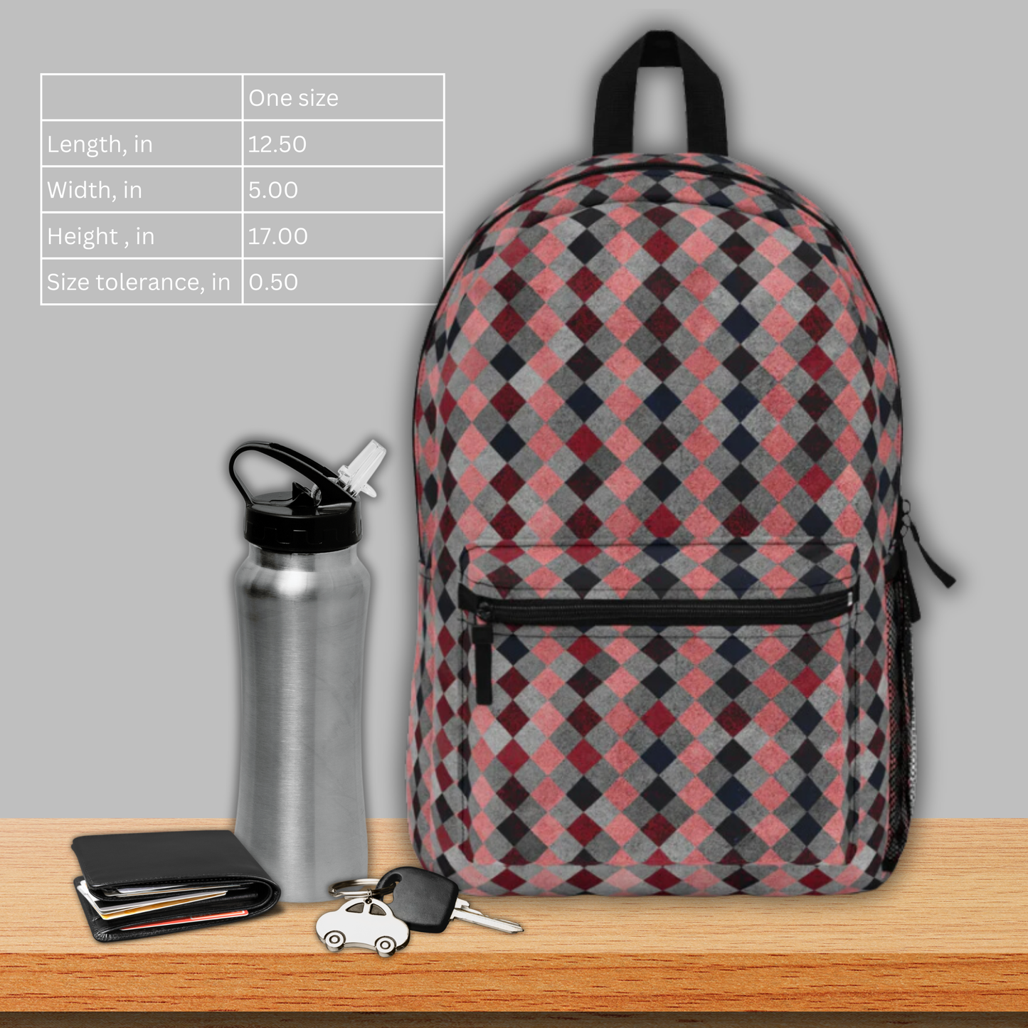 Clay Check Backpack