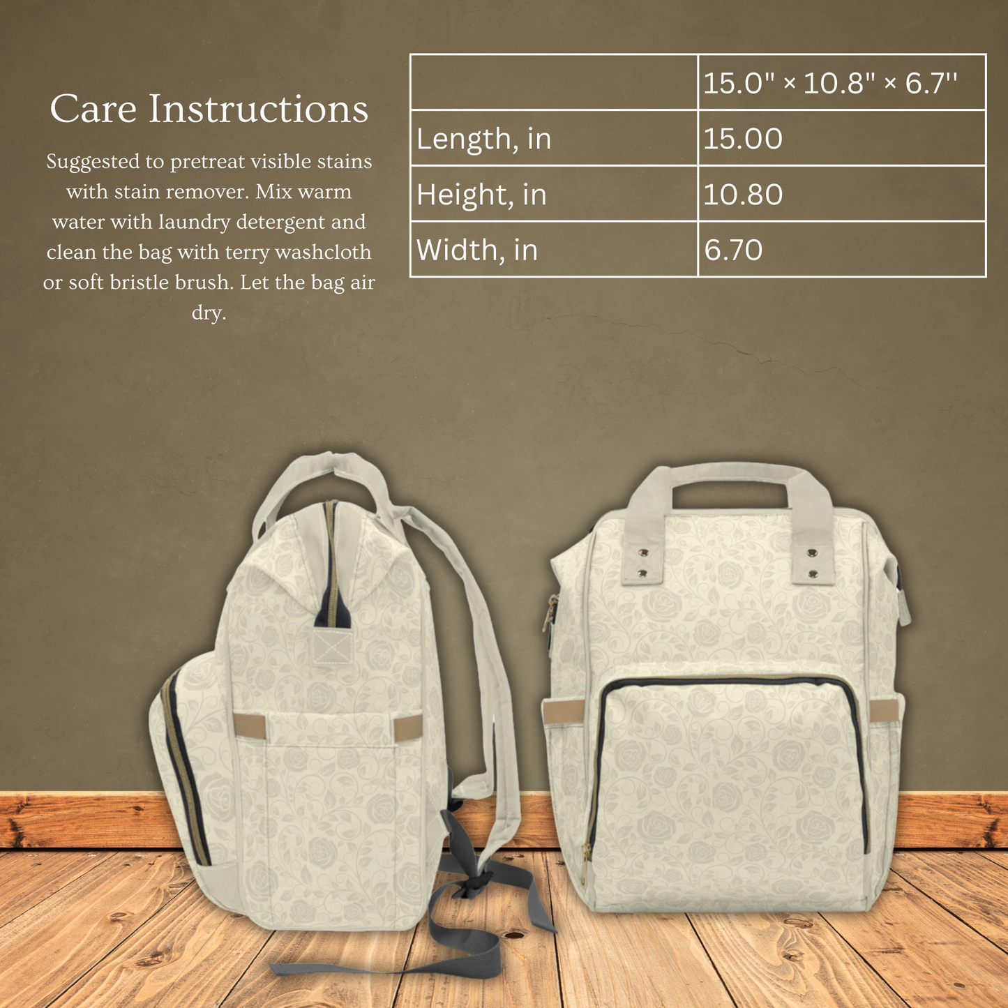 Sarai Multifunctional Diaper Backpack