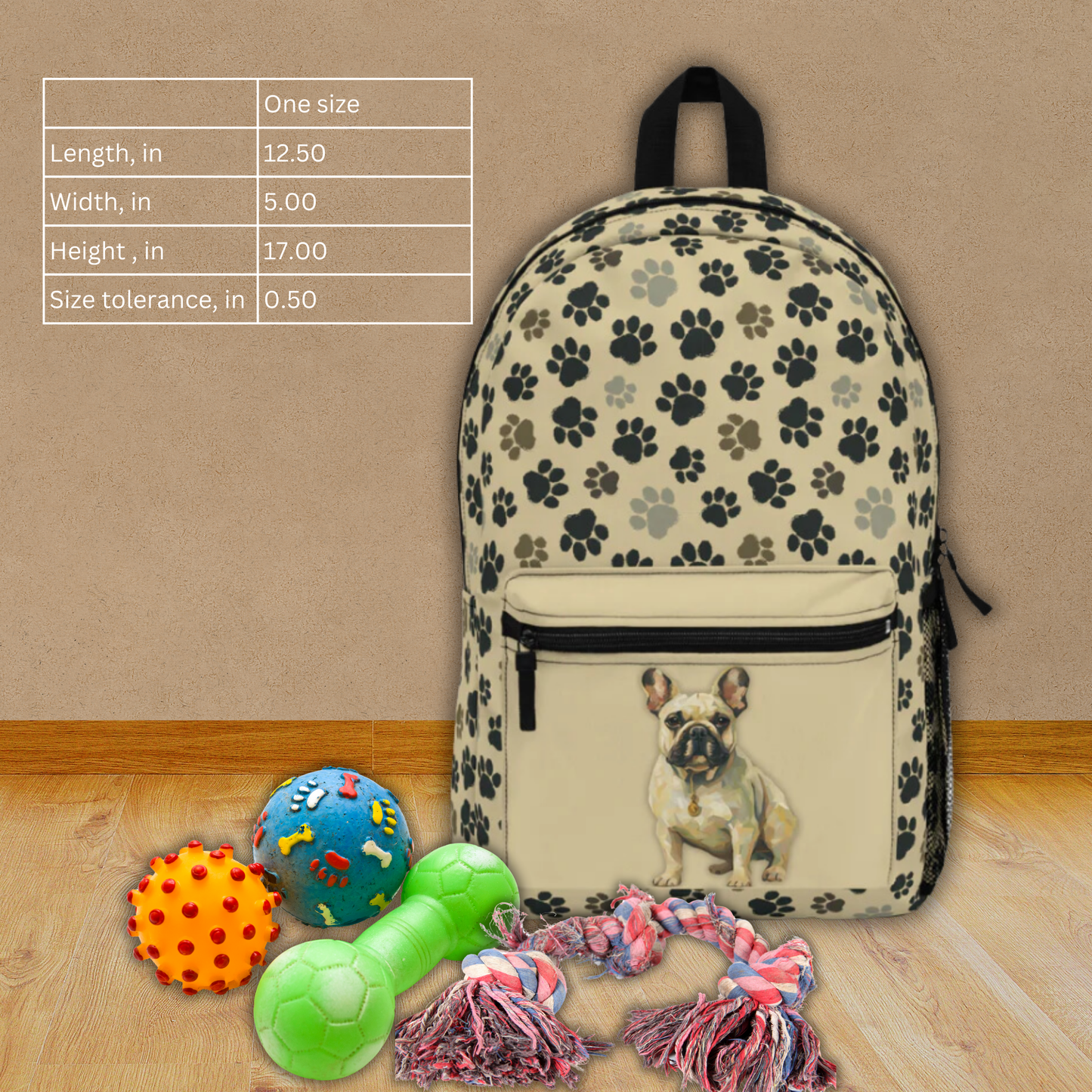 French Bulldog Backpack