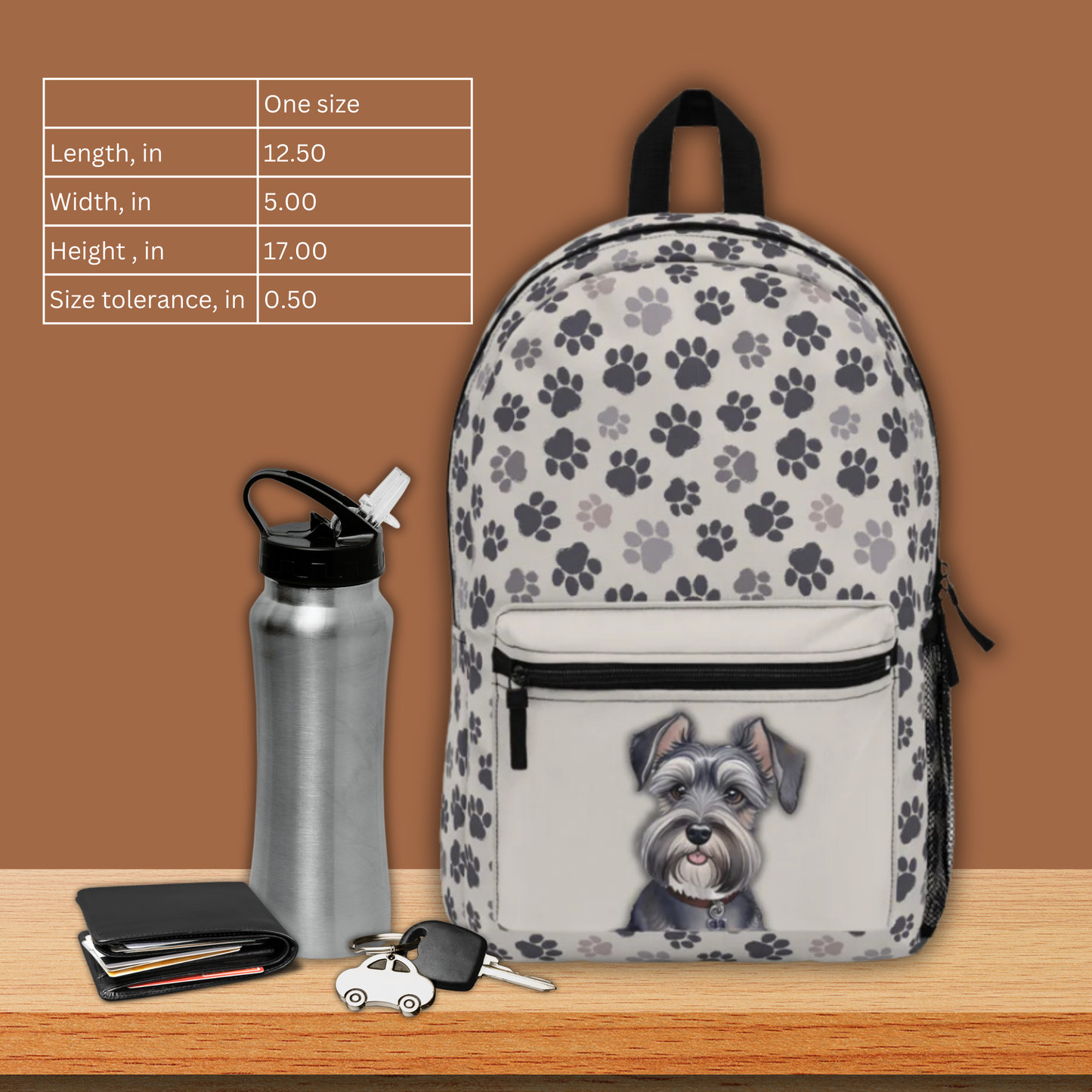 Miniature Schnauzer Backpack