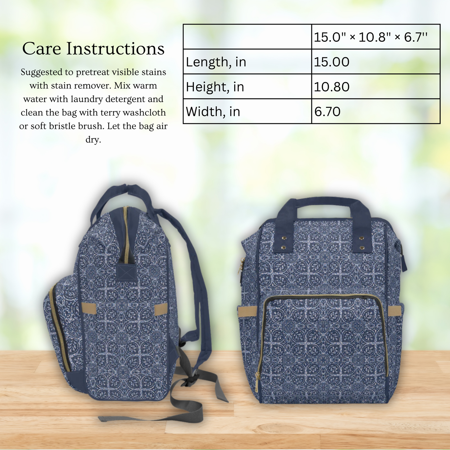 Viv Multifunctional Diaper Backpack