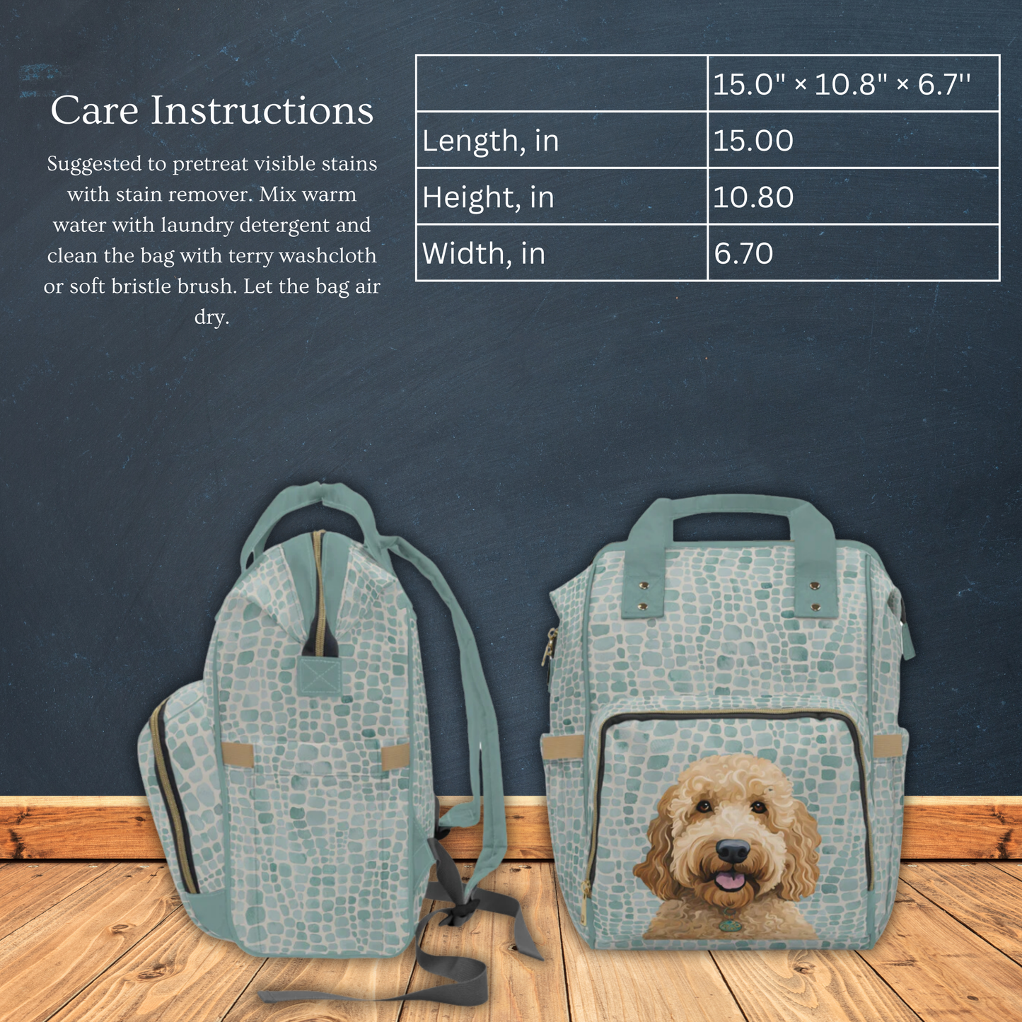 Goldendoodle Multifunctional Backpack