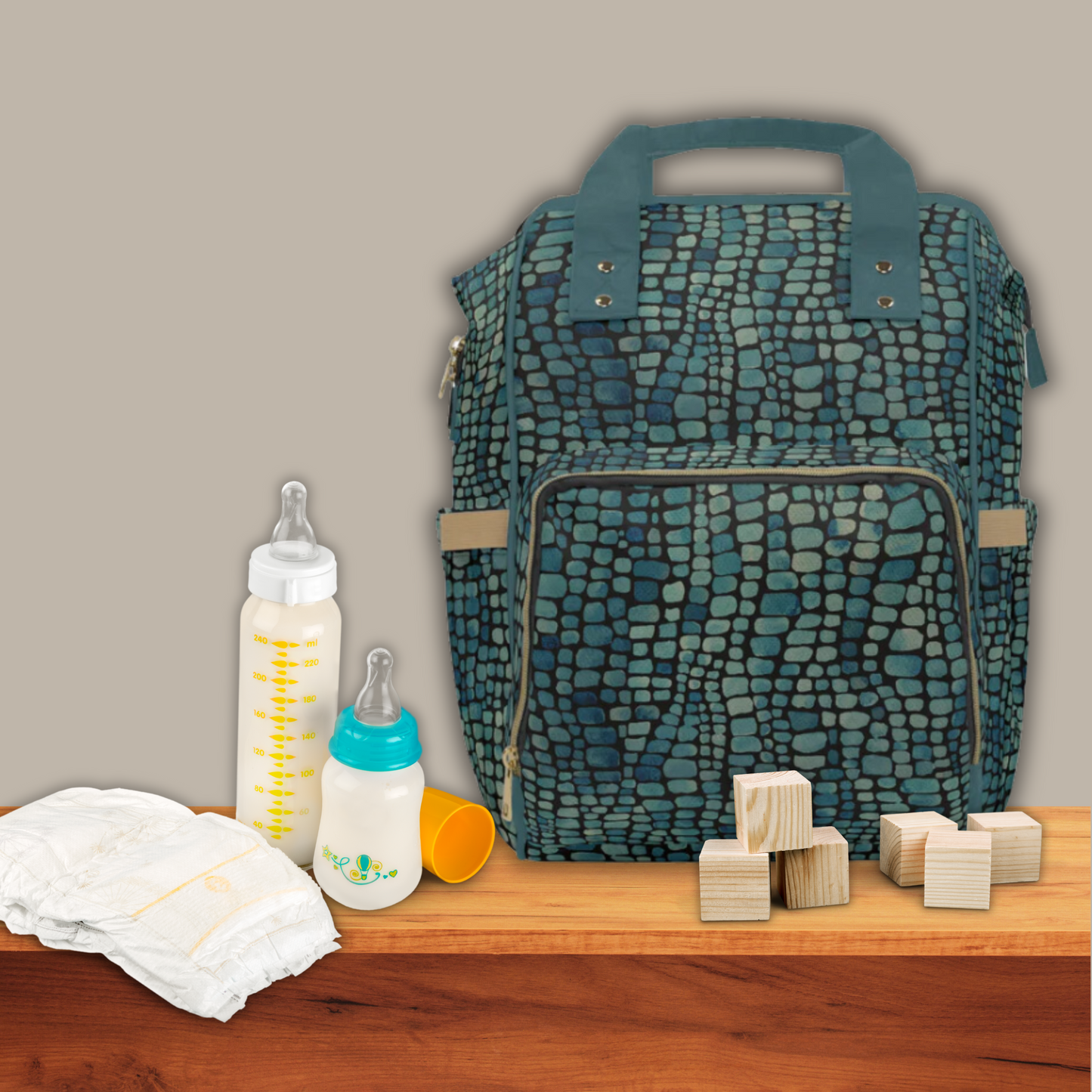 Crocked Multifunctional Diaper Backpack