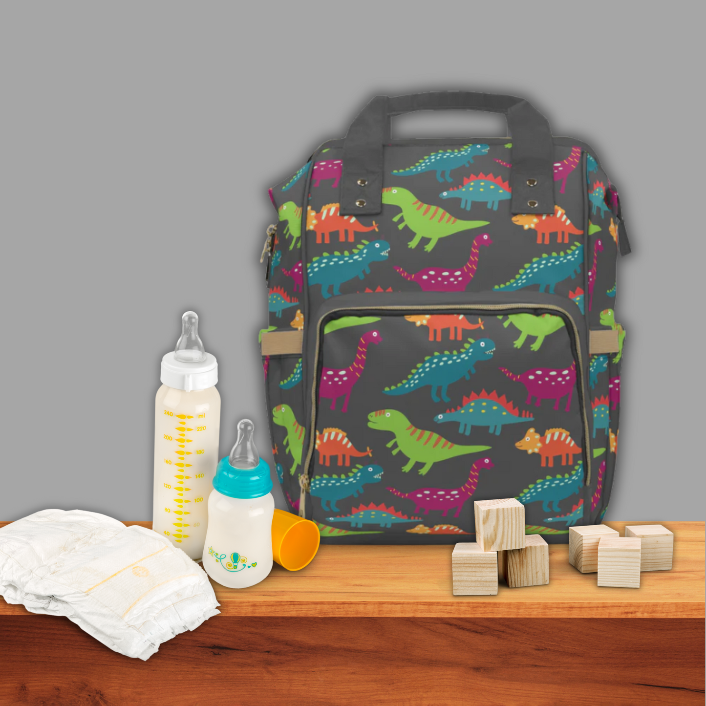 Oh Dino Multifunctional Diaper Backpack