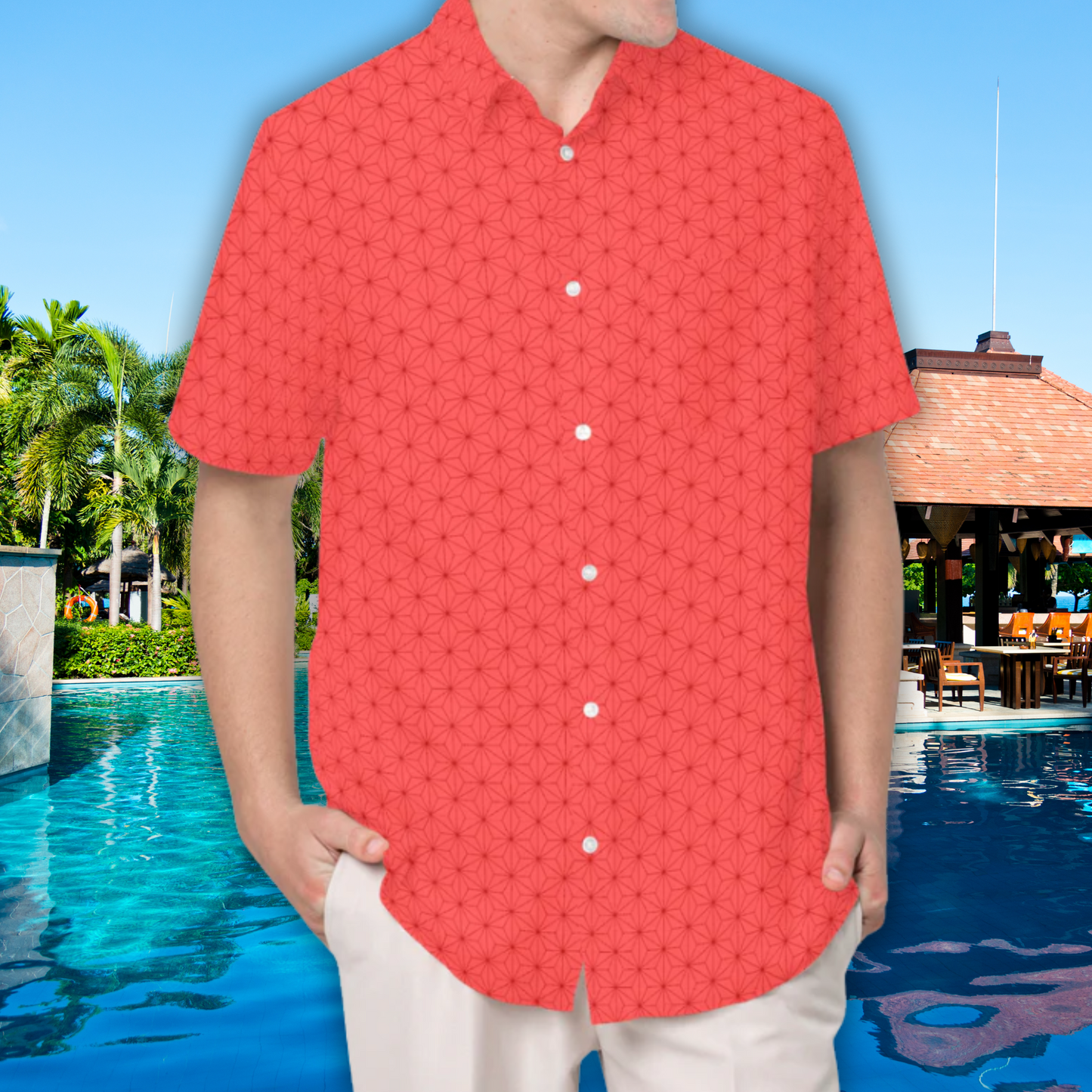 Hobie Men's  Hawaiian Shirt