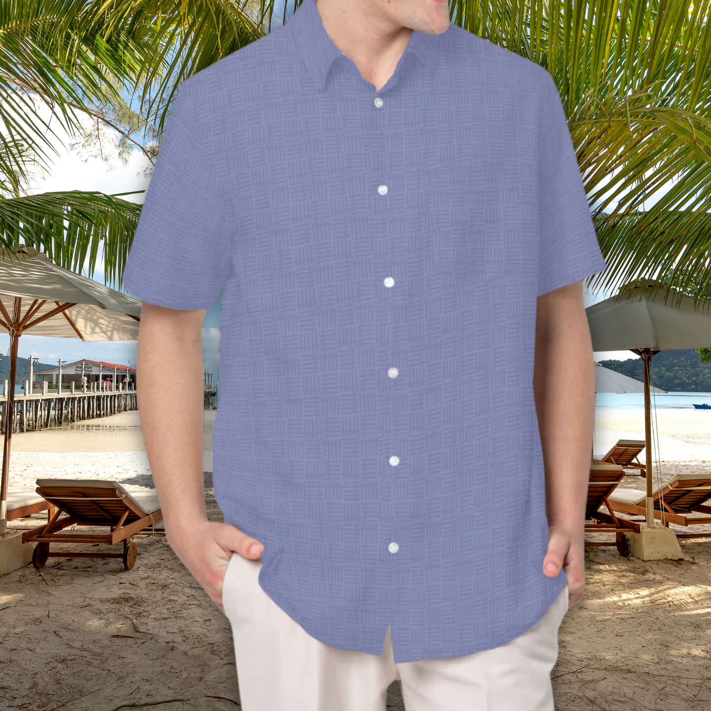 Shore Men's Hawaiian Shirt