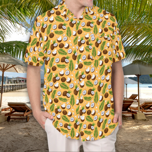 Coconut Fun Men's Hawaiian Shirt