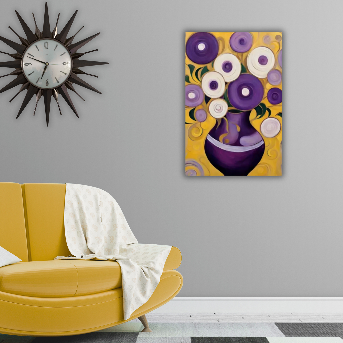 24" x 36" Stretched Canvas Print Wall Art (Made in USA)