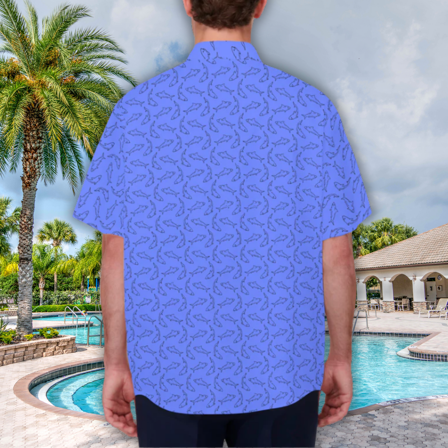 Sharky Men's Hawaiian Shirt