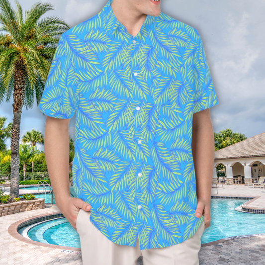 Relaxed Palms Men's Hawaiian Shirt