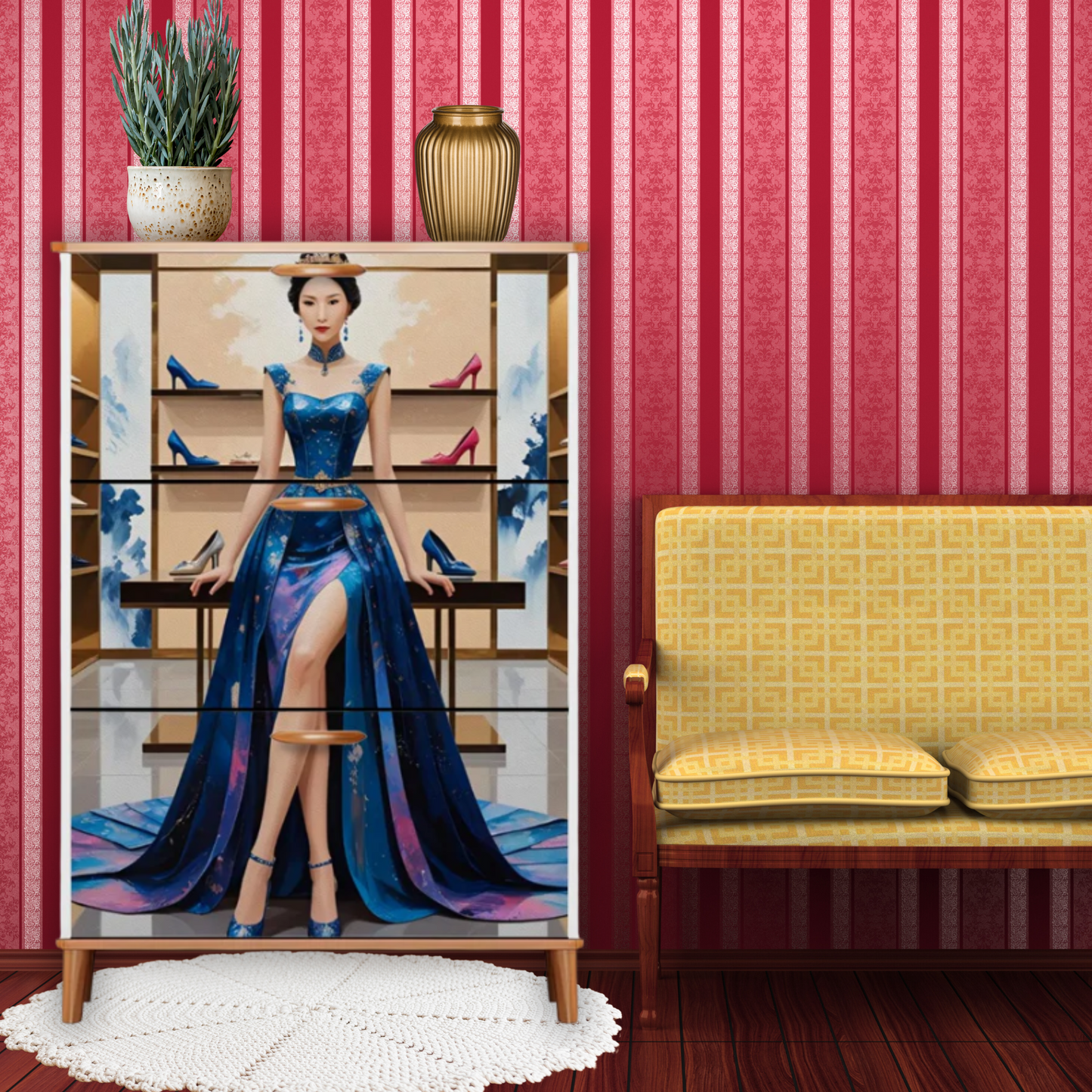 Shoe Cabinet (Made in USA)