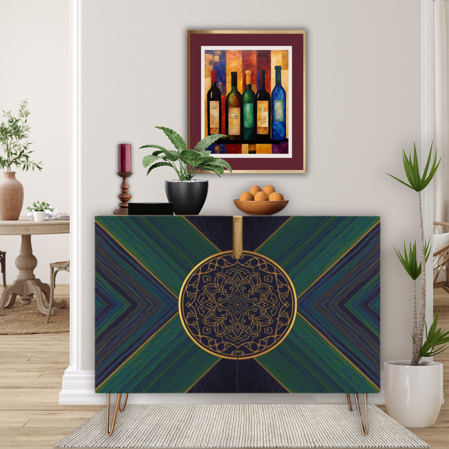 Modern Wooden Storage Cabinet (Made in USA)