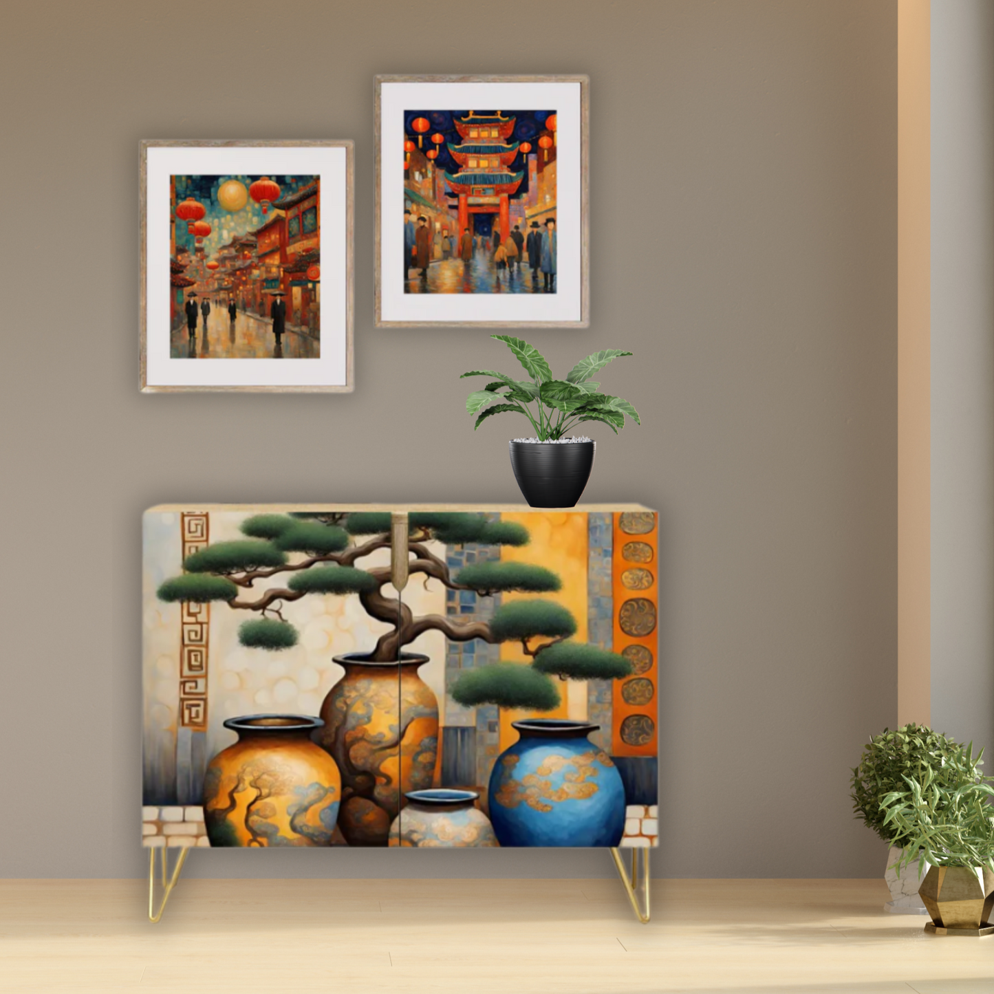 Wooden Storage Cabinet